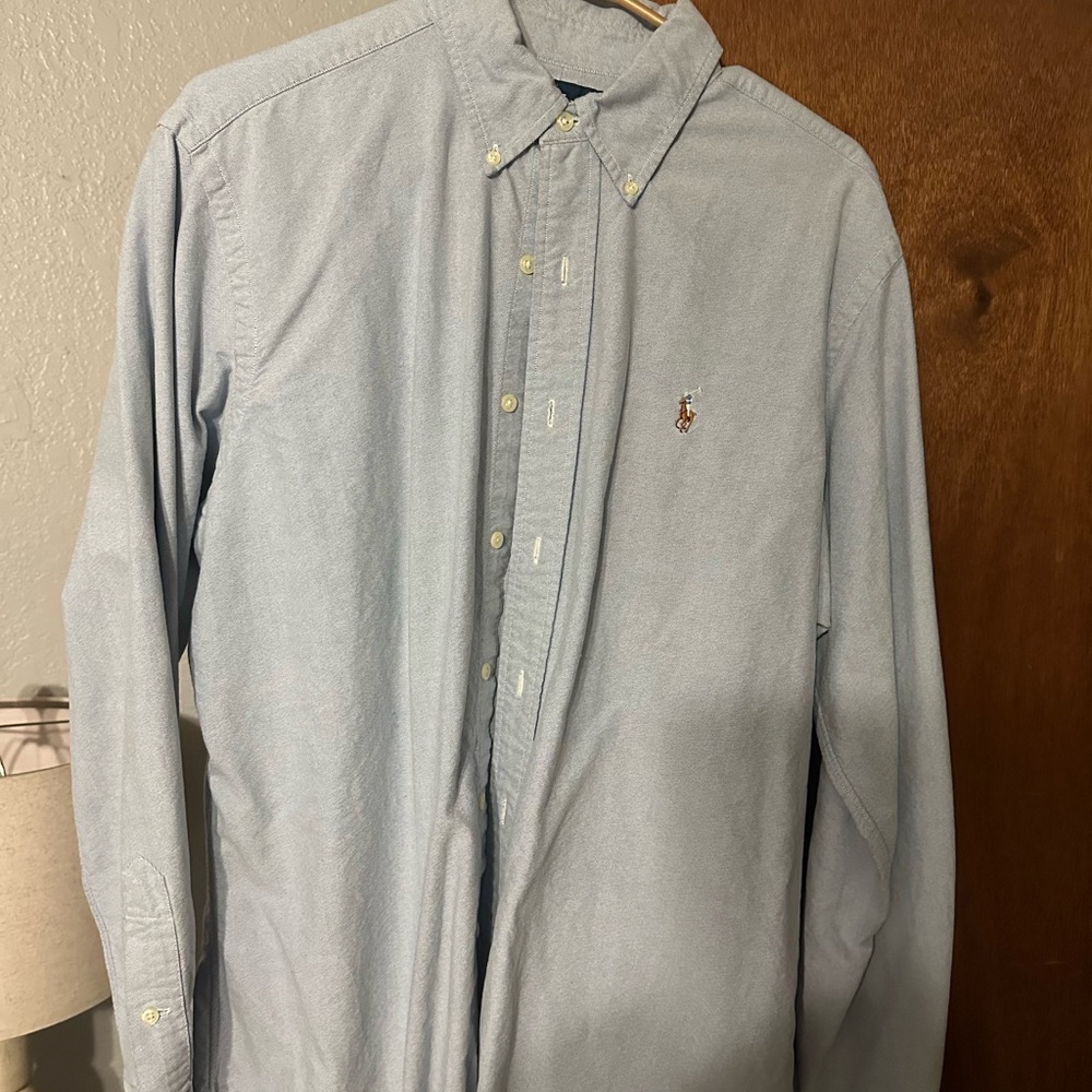Ralph Lauren Light Blue Casual Button Down Shirt
